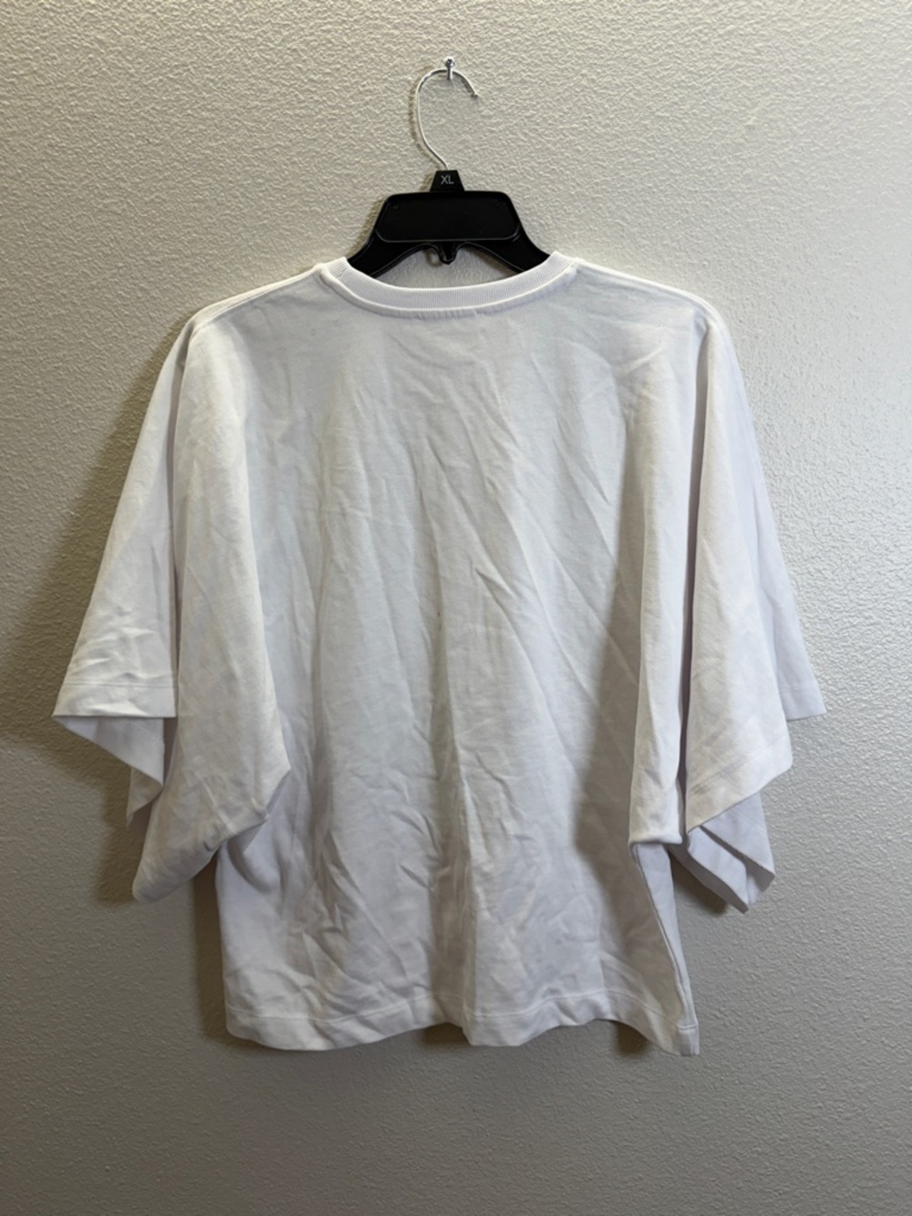 Zara White Short Sleeve Crewneck Tee - Picture 4 of 5